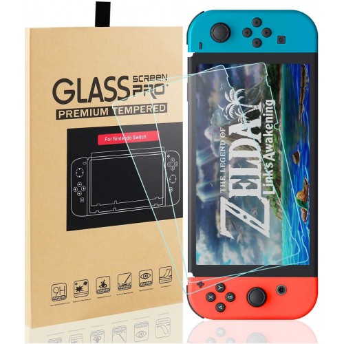 Screen Protector Tempered Glass Premium HD Clear 1 Pcs Switch Anti-Scratch Screen Protector for Nintendo Switch